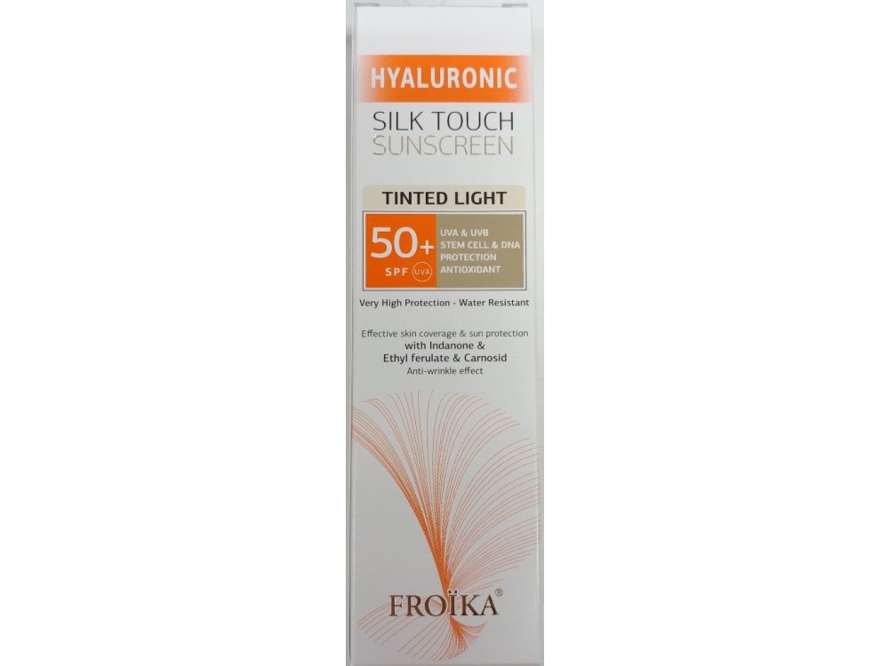 HYALURONIC SILK TOUCH SUNSCREEN TINTED LIGHT SPF50+