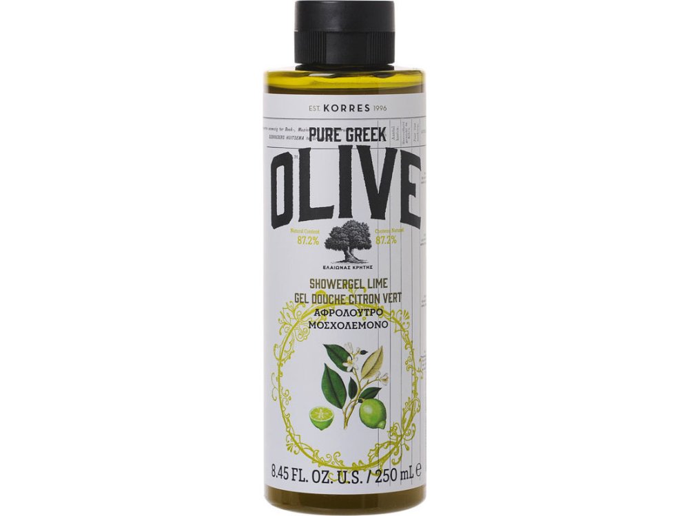 KORRES OLIVE ΜΟΣΧΟΛΕΜΟΝΟ ΑΦΡΟΛΟΥΤΡΟ 250mL