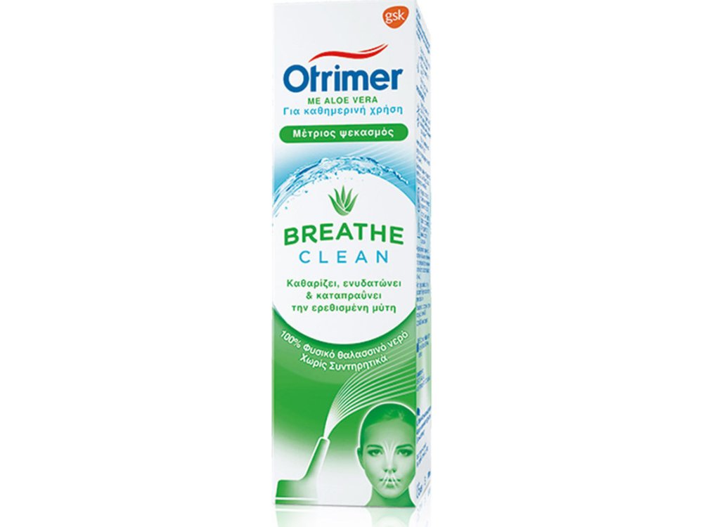 OTRIMER BREATH CLEAN ALOE VERA ΜΕΤΡΙΟΣ ΨΕΚΑΣΜΟΣ