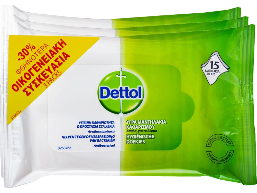DETTOL PC WIPES FAMILY PACK -30%