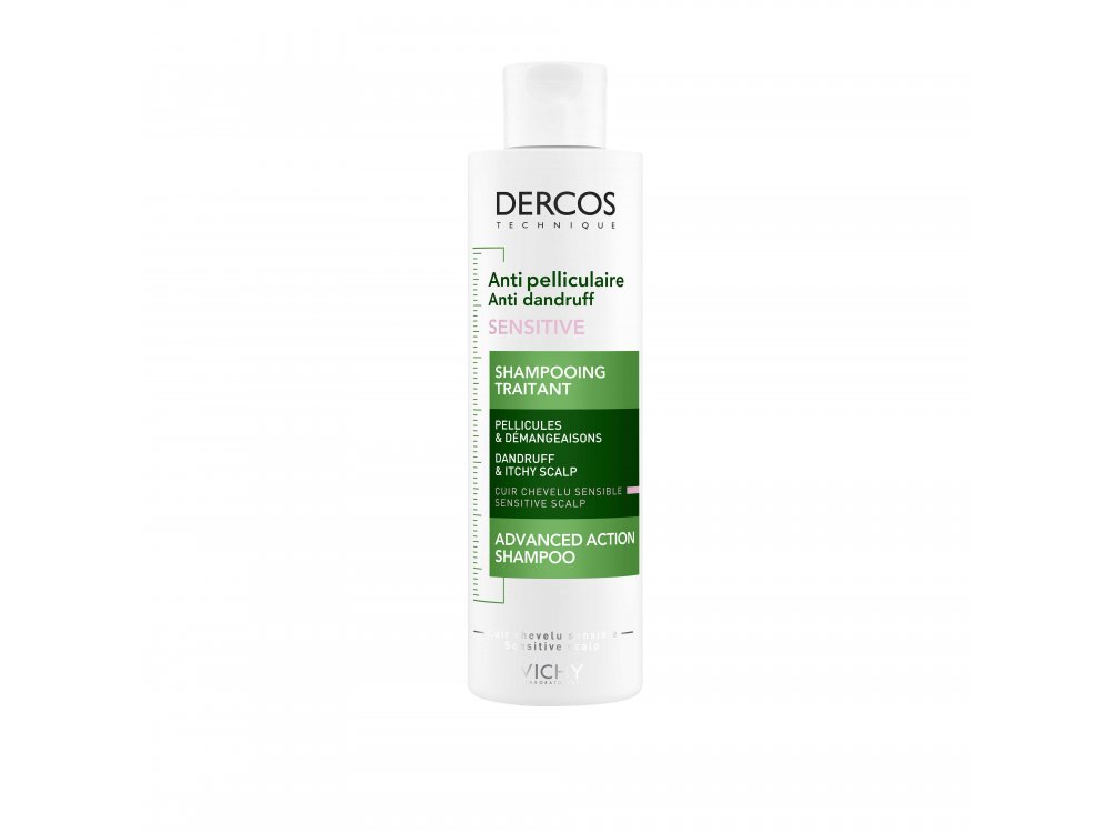 Vichy Dercos Anti-Dandruff Shampoo - Sensitive Hair 200ml