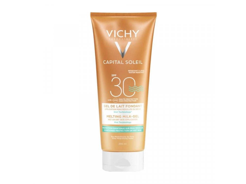 Vichy Capital Soleil Milk-Gel Wet Skin Technology SPF30 200ml