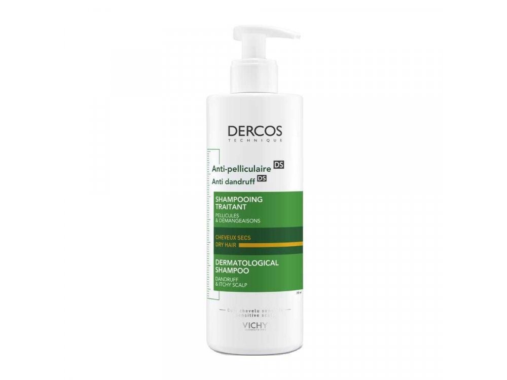 Vichy Dercos Anti-Dandruff Shampoo - Dry Hair (390ml) 390ml