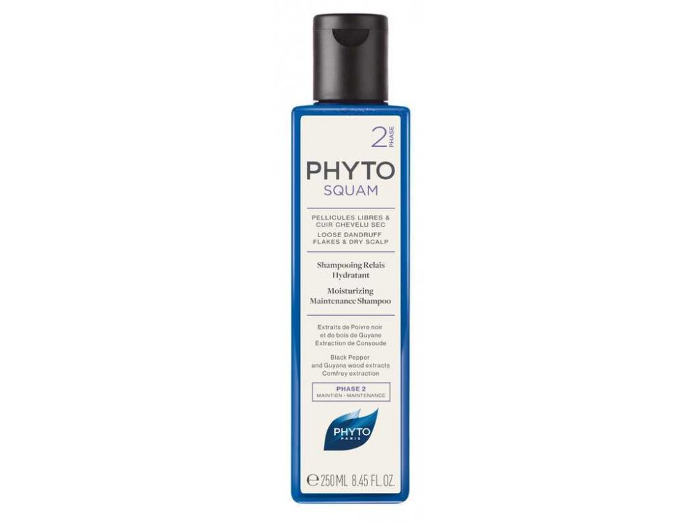 Phyto Phytosquam Hydratant Αντιπιτυριδικό Ενυδατικό Σαμπουάν Συντήρησης 250ml