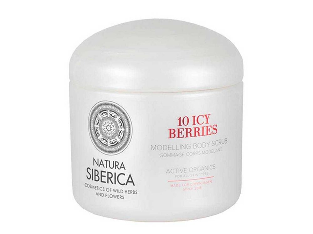 Natura Siberica Copenhagen 10 Icy Berries Body Scrub, Σμίλευση Σιλουέτας , 370ml