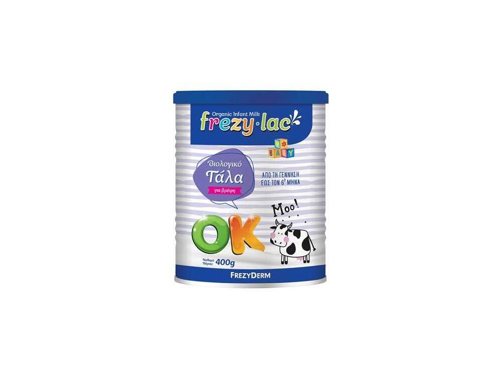 Frezyderm Frezylac OK Βιολογικό Γάλα σε Σκόνη έως τον 6ο Μήνα 400gr