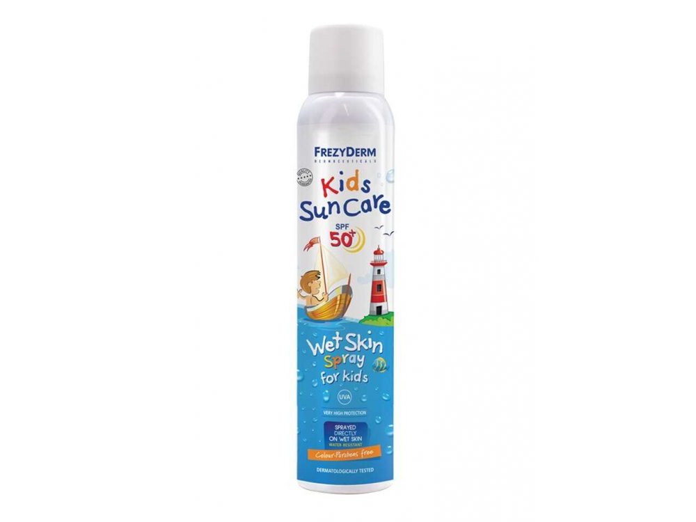 Frezyderm Sun Kids Lot Wet Skin Spr SPF50+ Παιδικό Αντηλιακό Σπρέι 200ml