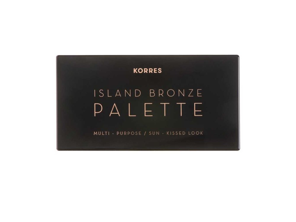 KORRES ISLAND BRONZE Palette Multi-Purpose / Sun-Kissed Look Sunset Peach
