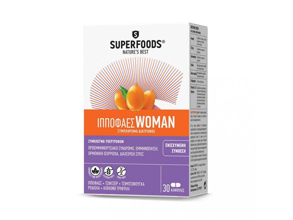 Superfoods Ιπποφαές Woman 30caps 