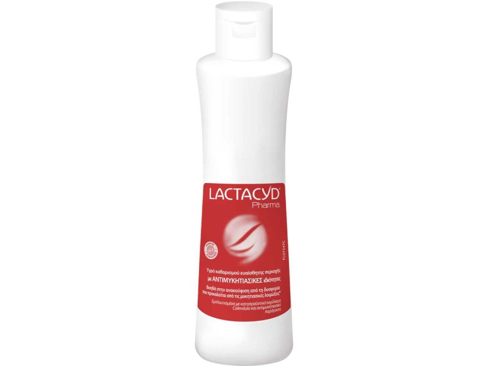 Lactacyd καθαριστικό ευαίσθητης περιοχής με αντιμυκητιασικούς παράγοντες Pharma Antifungal 250ml