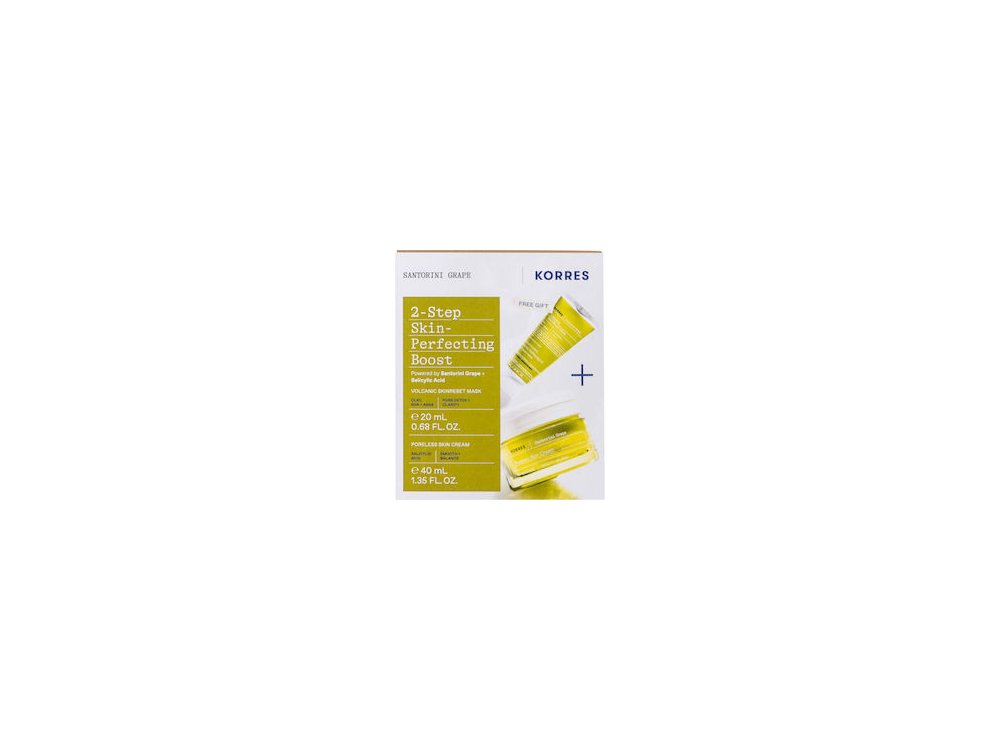 PKORRES SET SANTO GRAPE MOIS CR 40ML & MASK 20ML