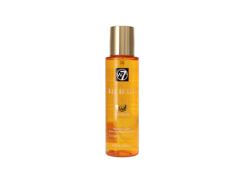 w7 Hair & Body Mist Orange & Cedarwood