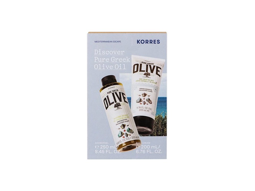 PKORRES SET OLIVE S. SALT SGEL 250ML&BML 200ML