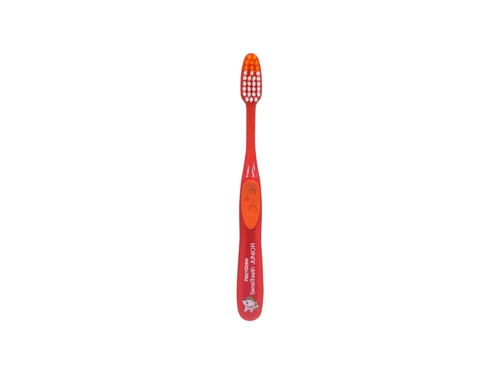 FREZYDERM SENSITEETH JUNIOR TOOTHBRUSH RED