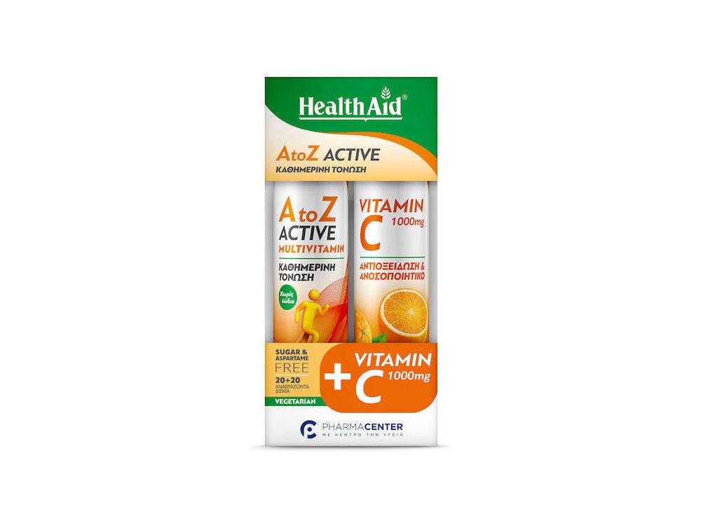 PHEALTH AID EFF. A TO Z ACTIVE 20TABS CP VIT. C1000MG ORANGE