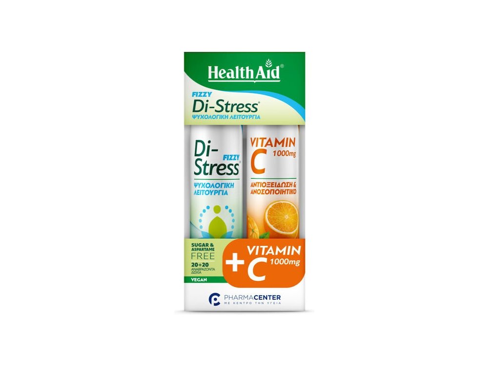 PHEALTH AID EFF. DI-STRESS FIZZY 20TABS CP VIT. C1000MG ORAN