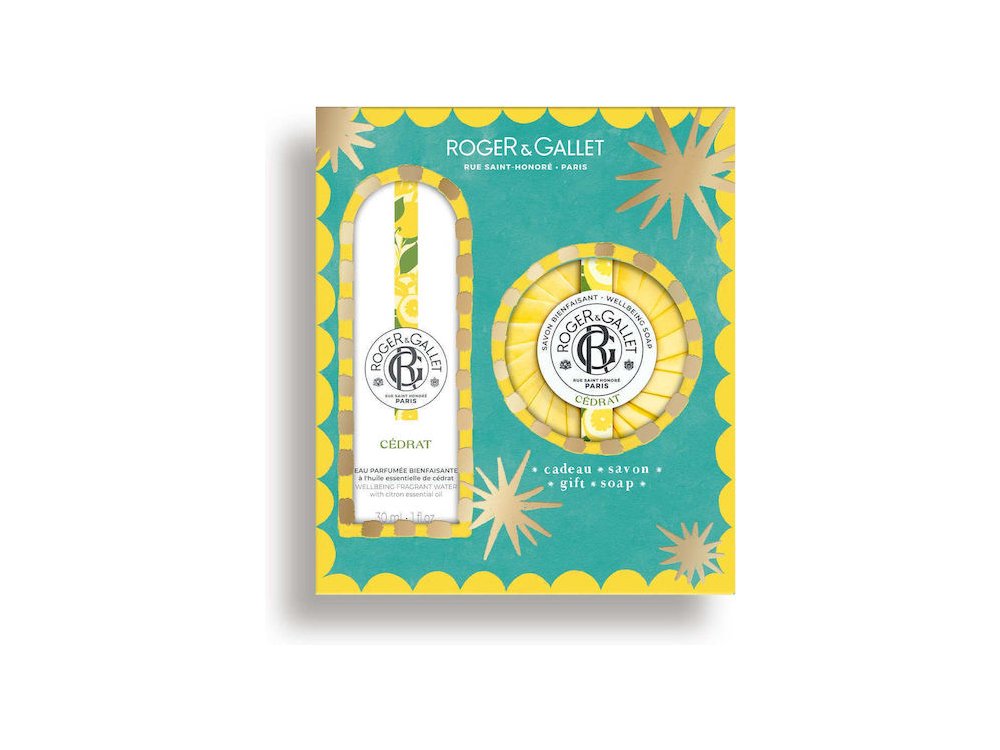 PROGER & GALLET SET NOEL CEDRAT 30ML+SAV 25