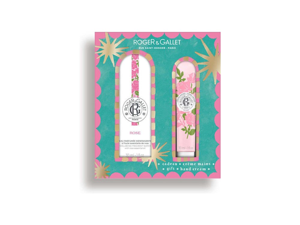 PROGER & GALLET SET NOEL ROSE 30ML+MAINS 25