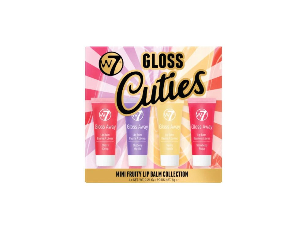 W7 Gloss Cuties Mini Fruity  Lipbalm Collection