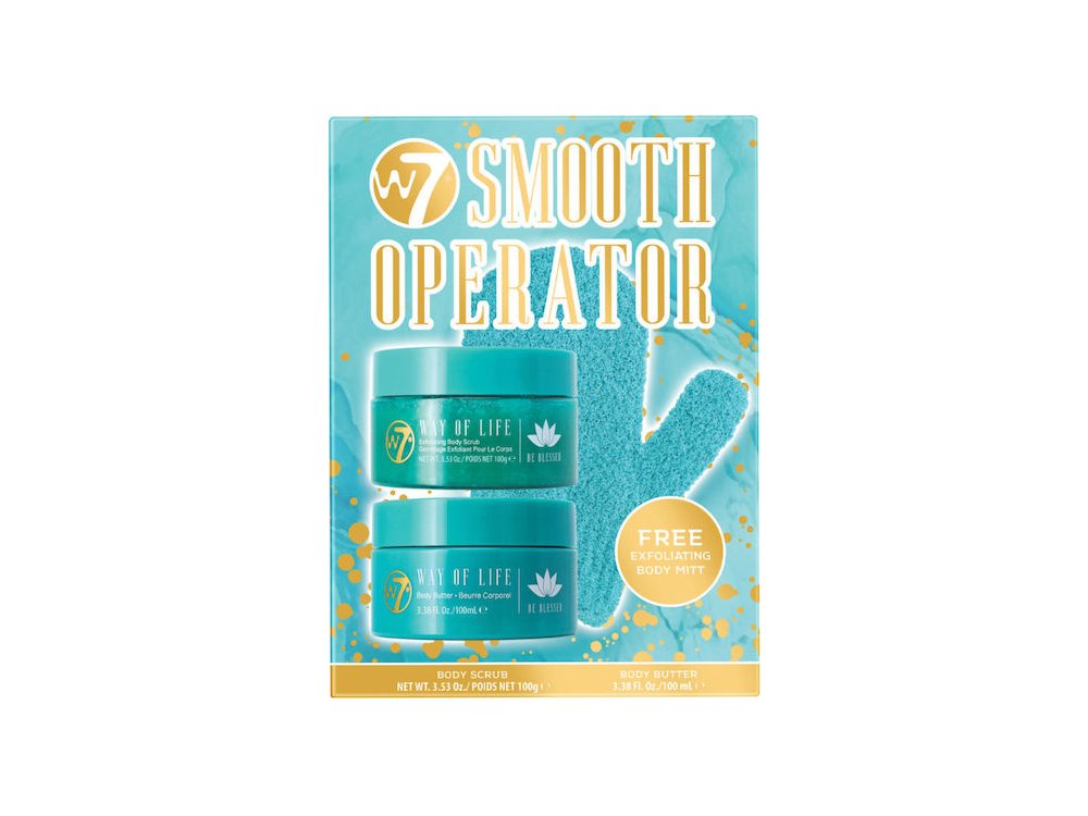 w7 gift set smooth operator (blue)