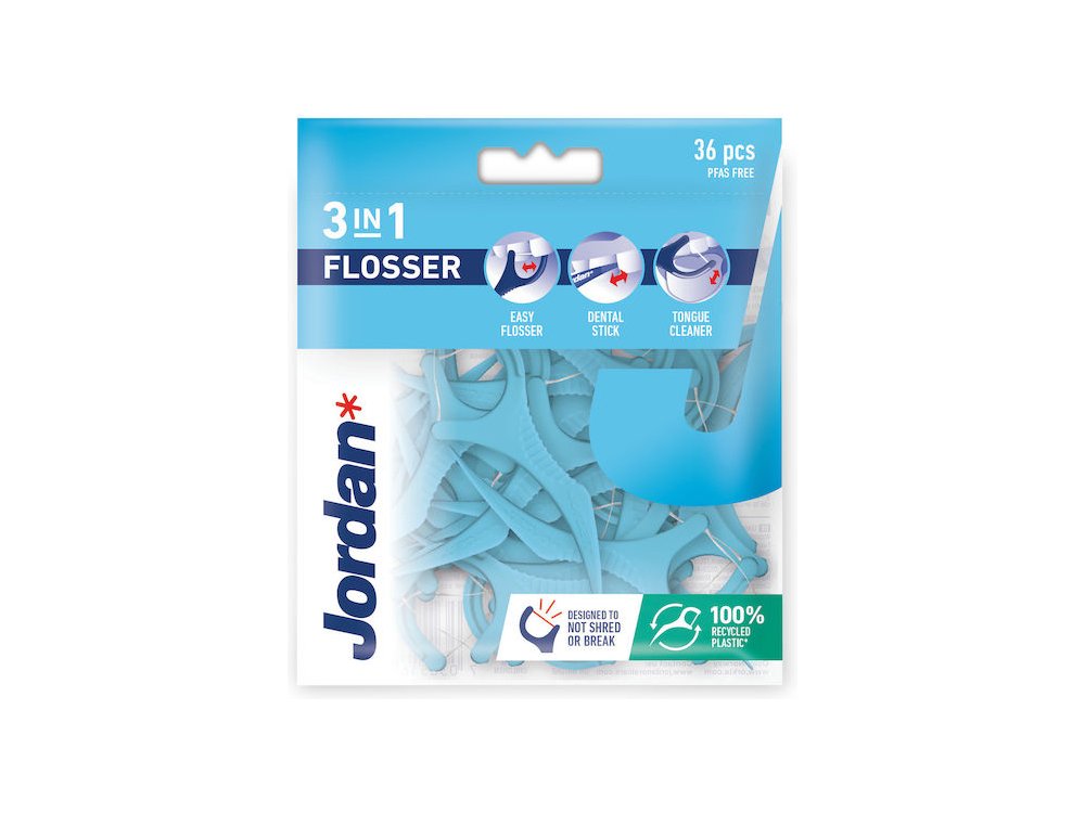 JORDAN 3IN1 FLOSS 36 PCS GR