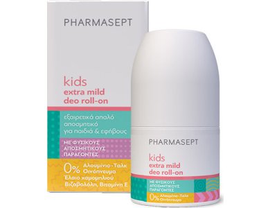 Pharmasept Kid Extra Mild Deo Roll-On Παιδικό Αποσμητικό 50ml