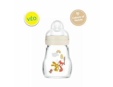 MAM ΜΠΙΜΠΕΡΟ FEEL GOOD 170ML(ΓΥΑΛ) MATT-COLOURS OF NATURE 0+