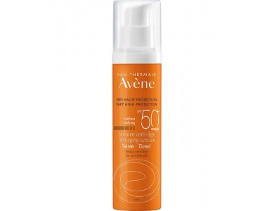 Avène - Crème Solaire Antiage Teinté SPF50+ - Αντηλιακή κρέμα προσώπου με αντιγηραντική δράση & χρώμα 50ml