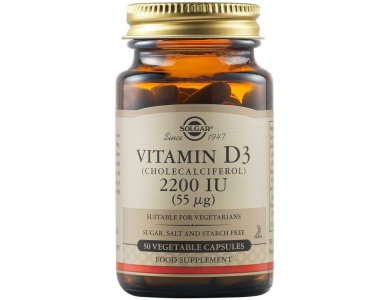 Solgar Vit. D3 2200 Iu Veg. 50 caps