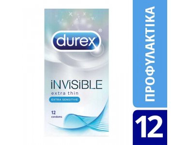 DUREX INVISIBLE EXTRA SENSITIVE 12  