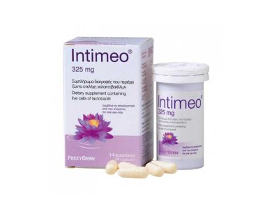 Frezyderm Intimeo Συμπλήρωμα Διατροφής με Ζώντα Στελέχη Γαλακτοβακίλλων 14capsule