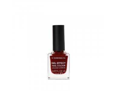 KORRES GEL EFFECT NAIL COLOUR 59 Wine Red