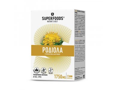 Superfoods Χρυσή Ρίζα Rhodiola 250mg 30caps 