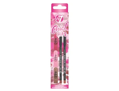 w7 gift set chic! lips 5pc set