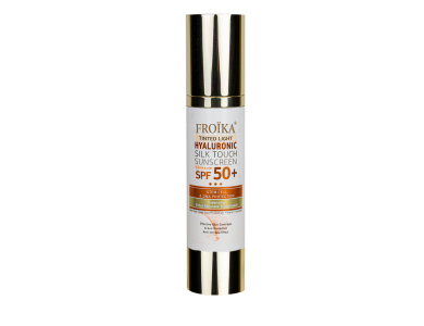 HYALURONIC SILK TOUCH SUNSCREEN TINTED LIGHT SPF50+