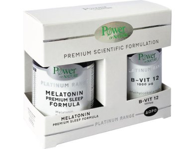 PPOWER HEALTH PLAT MELAT PREM SLEEP 30CAPS+B-VIT12 1000ΜG