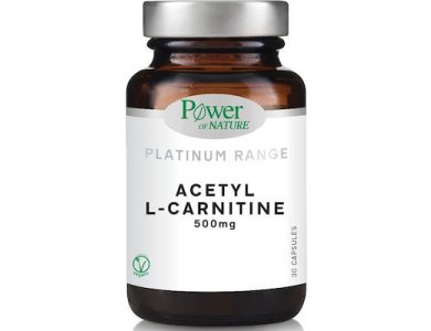 PPOWER HEALTH PLATINUM ACETYL-L-CARNITINE 500MG 30S, CAPS
