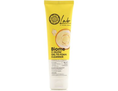 LAB BY NS. BIOME. GLOW GEL TO FOAM FACE CLEANSER, 140 ML