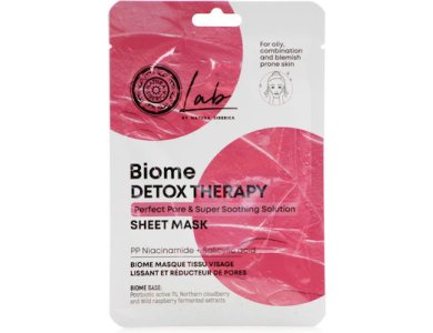 LAB BY NS. BIOME. DETOX THERAPY SHEET MASK, 1 PC