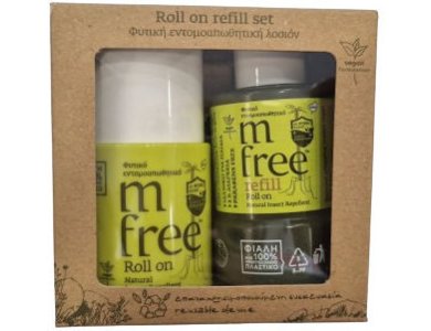 MFREE ΕΝΤΟΜΟΑΠΩΘΗΤΙΚΟ ROLL ON REFILL SET, 75ML