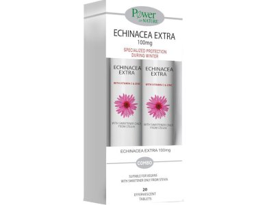PPOWER HEALTH ECHINACEA EXTRA STEVIA 20s 1+1 ΔΩΡΟ
