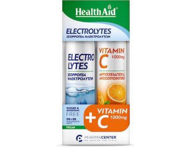 PHEALTH AID EFF ELCTRLTS 20TABS CBPC VIT C1000MG ORNG 20TABS