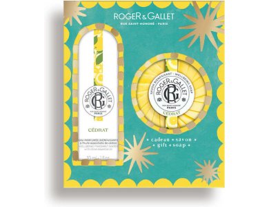PROGER & GALLET SET NOEL CEDRAT 30ML+SAV 25