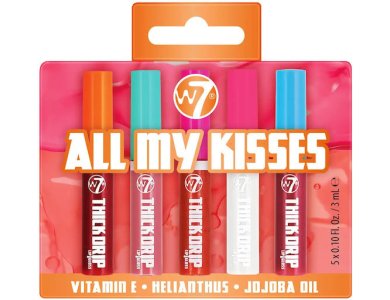 w7 gift set all my kisses
