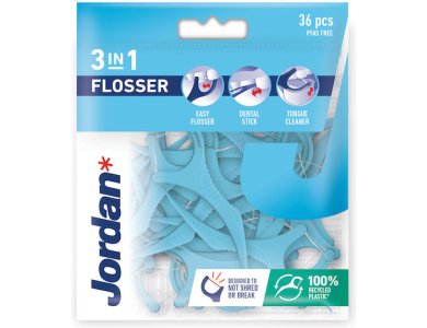 JORDAN 3IN1 FLOSS 36 PCS GR